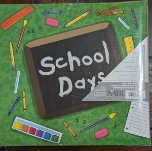 NWT K-12 School Days Scrapbook 12x12 Inch Pages